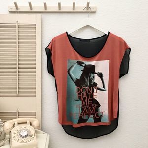 Don’t Hate Me Because I’m Beautiful Sheer Back Top